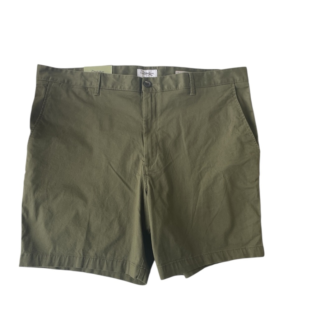 Goodfellow The Every Wear Short 7 Inch Inseam 5 Pocket Design Green Mens W42 NWT